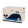 Large Toy Box Chest Storage with Fliptop Lid Collapsible Kids Toys Boxes Bins Organizer for Playroom Closet Home Organization