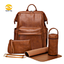 Large Unisex Baby Bags Diaper Bag Backpack for Boys Girls Waterproof Travel Back Pack with Makeup Pouch, Washable Diaper Bag