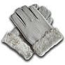 Leather Men Keeping Worm Gloves inside Wool Lining Thickened Sheepskin Fur Leather Glove