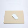 Leather Solid Color Mouse Pad Simple Leather Desk Pad Waterproof Leather Pad