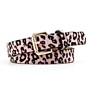 Leopard Pants Waist Belts for Women Faux Fur Animal Print Belts