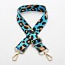 Leopard Print Pattern Adjustable Replaceable Webbing Shoulder Strap