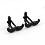 Luxury Black Mini Beard Cufflinks for Men Gentleman Men's French Shirts Cuff Link Cute Mustache Cufflink