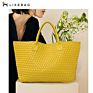 Luxury Designer Women Handmade Tote Bags Female Woven Shoulder Bags