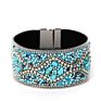 Luxury Handmade Crystal Diamond Chip Stone Seed Beads Bohemian Bangle Bracelets Women