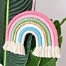 Macrame Designed Rope Rainbow Wall Hanging Decor