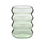 Made Mouth Blown Heat Resistant Pyex Colored Ripple Glass Coffee Mugs Cups for Drinking