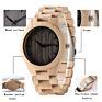 Manufacture Customized Handmade Wood Grain Wood Watch