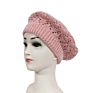 Manufactured Directly Newly Fashionable Knitted Women Metallic Warm Beret Beanie Hat