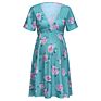 Maternity Clothing Floral Pregnant Dress Maternity Midi Dresses