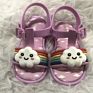 Melissa Star Rainbow Children's Sandal Girls Soft Soles Cute Baby Shoes Flat Beach Shoes