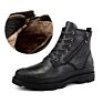 Men Shoes Leather Riding Shoes Motorcycle Shoes Men's Splash-Proof Motorcycle Boots Side Zipper Boot