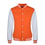 Men Unisex Button down College Letterman Bomber Jackets Baseball Varsity Jacket