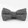 Mens Cotton Wool Formal Clothing Bow Ties Man Wedding Geometric Dot Neck Bowties Bowknot Gravatas Dark Color Bowtie Butterfly