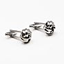 Metal Brass Black Knot Cuff Links Tuxedo Sleeve Button Cufflinks