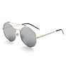 Metal round Frame Classic Luxury Retro Sunglasses Polarized