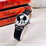 Mickey Mouse Kids Watch Children Leather Strap Quartz Watches Boy Girl Birthday Gift Clock Young Man Happy Time Top