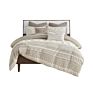 Mila Cotton Printed Comforter Set with Chenille Full Queen Size