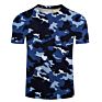 Mock Neck Shirt Men Oversized T-Shirt Sublimation Man Cotton 100% Vintage Football Logo Camo T Shirt