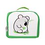 Multifunctional Green Koala Printed Picnic Thermal Lunch Bags Crossbody Handcarry 2-Way Bag for Student