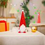 Multiple Colors Handmade Plush Christmas Standing Gnomes with Swedish Rudolph Doll Table Ornament for Holiday Decoration