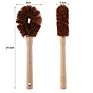 Natural Eco Friendly Bamboo Wooden Coconut Sisal Cleaning Dish Bottle Pot Brush Wooden Handle Cleaning Brush Set