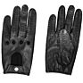 Neutral Sheepskin Full Finger Unlined Driving Leather Gloves