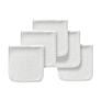 Newborn 5 Pack Organic Cotton Baby Muslin Burp Cloth Baby Burp Cloths