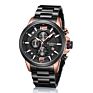 Newest Black Stainless Steel Quartz Wrist Watch for Men 10Atm Water Resitant Watches