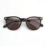 Newest Trend Customizable Lens Dark round Frame Acetate anti Blue Light Blocking Glasses for Men Women