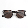 Newest Trend Customizable Lens Dark round Frame Acetate anti Blue Light Blocking Glasses for Men Women