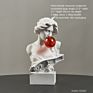 Nordic Art Classroom Half-Body Figure Sketch Plaster Sculpture Living Room Entrance Art Decorations Decoration Modern