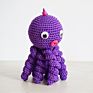 Novelty Gift Crochet Toy Handmade Stuffed Animal Octopus Little Baby Crochet Animal Toy