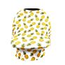 Organic Knit Stretchy Baby Nursing Cover for Breastfeeding, Multi Use 5 in 1 Floral Printing Car Seat Cover Baby Nursing//