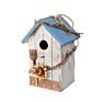 Outdoor Decoration Diy Bird House Wooden Decorative Birdhouse Hanging Nest Paint and Decorate Arts Crafts