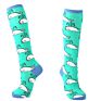 over the Knee High Cotton Women Long Socks Happy Colorful Harajuku Cute Animal Pattern Ladies Long Socks Cotton Socks