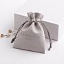 Pandasew 8*13Cm Microfiber Jewelry Packaging Bag Drawstring Pouch with Logo