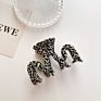 Pattern Cheetah Marble Hairgrip Hairpin for Women M Design Leopard Grain Waved Hair Clip Claws