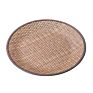 Pattern Design A5 Melamine Rattan Plate Chargers Bamboo Melamine Plates