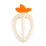Ph711832 Silicone Ball Pacifier Teething Food Grade Baby Fruit Shaped Teether Toys for Boys and Girls