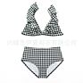 Plaid Parent-Child Swimsuit Mother-Daughter Parent-Child Swimwear Mommy and Me Swimwear Swimsuits