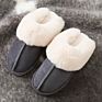 Popular Cotton Slippers Women's Autumn and Home Couple Warm Home Plush Men's and Women's Cotton Shoes