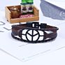 Popular Hand-Woven Peace Accessories Men's Imitation Leather Bracelet Creative National Style Bracelet