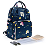 Portable Double Shoulder Large Capacity Waterproof Mommy Diaper Bag Backpack Multifunctional Double Shoulder Mother and Baby O