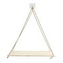 Premium Wood Swing Hanging Rope Wall Mounted Floating Shelves Plant Flower Pot Indoor Outdoor Decoration Simple Design