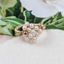 natural freshwater pearl five-pointed star heart butterfly shape rings
