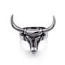Punk Accessories Jewelry Stainless Steel Bull Head Finger Ring