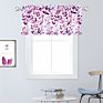 Purple Tree Branch Leaves Valance - 100% Polyester 52X18 Inch Valance 1 Piece/Pack
