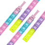Push Pop Fidged Wristband Fidget Sensory Toy Stress Relief Bubble Bracelet Kids Adult