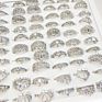 Pushi Rings Accessories Jewelry Gold Crown Rings for Girls Set Mix